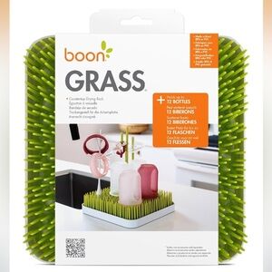 Boon | NWT Grass Countertop Baby Bottles Drying Rack, Green